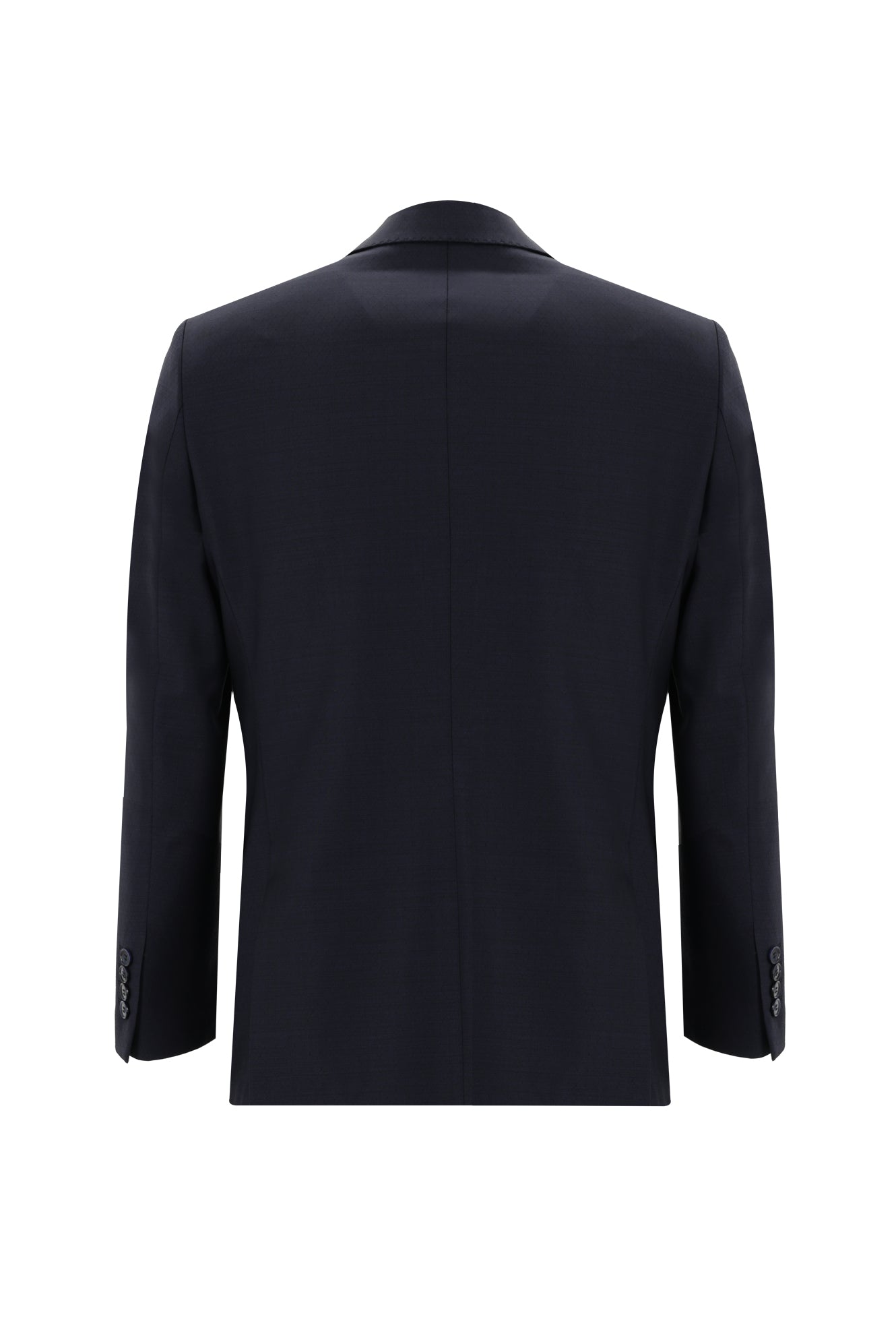 Koyu Lacivert Regular Fit Yünlü Klasik Takım Elbise