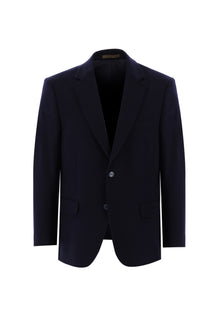 Koyu Lacivert Relaxed Fit Rahat Kesim Kaşmir Klasik Ceket