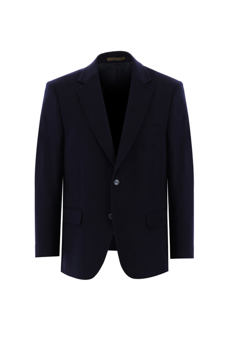 Koyu Lacivert Relaxed Fit Rahat Kesim Kaşmir Klasik Ceket