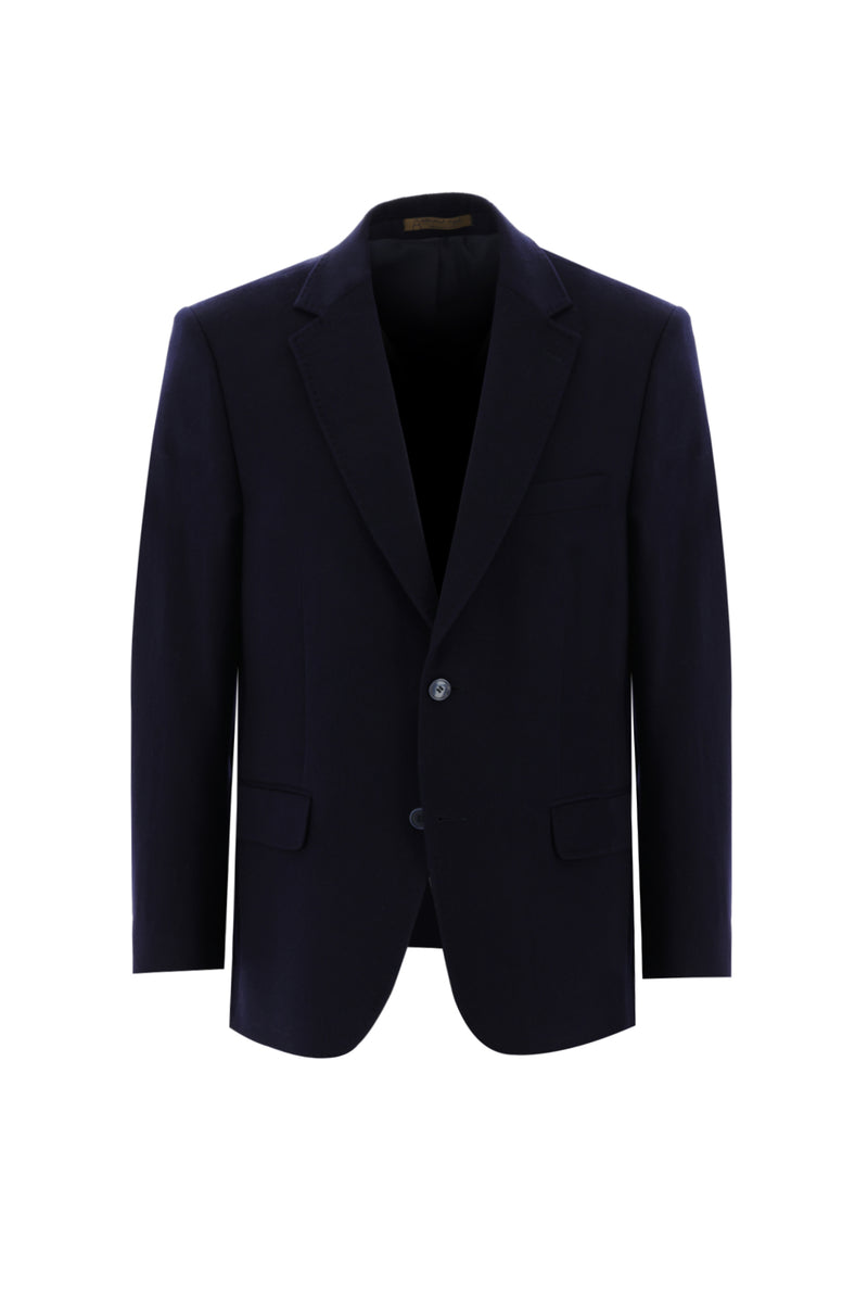 Koyu Lacivert Relaxed Fit Rahat Kesim Kaşmir Klasik Ceket