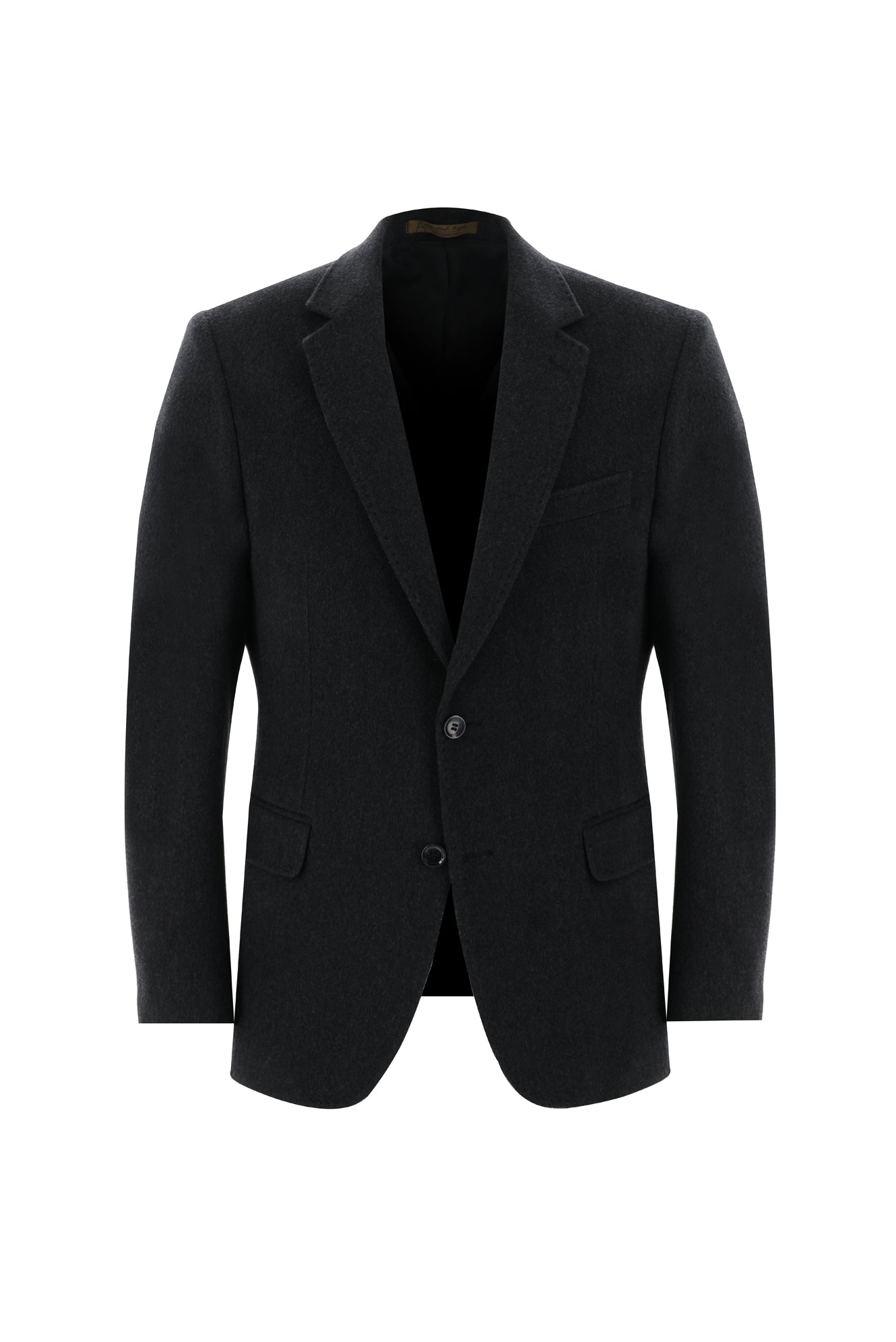 Koyu Füme Relaxed Fit Rahat Kesim Kaşmir Klasik Ceket