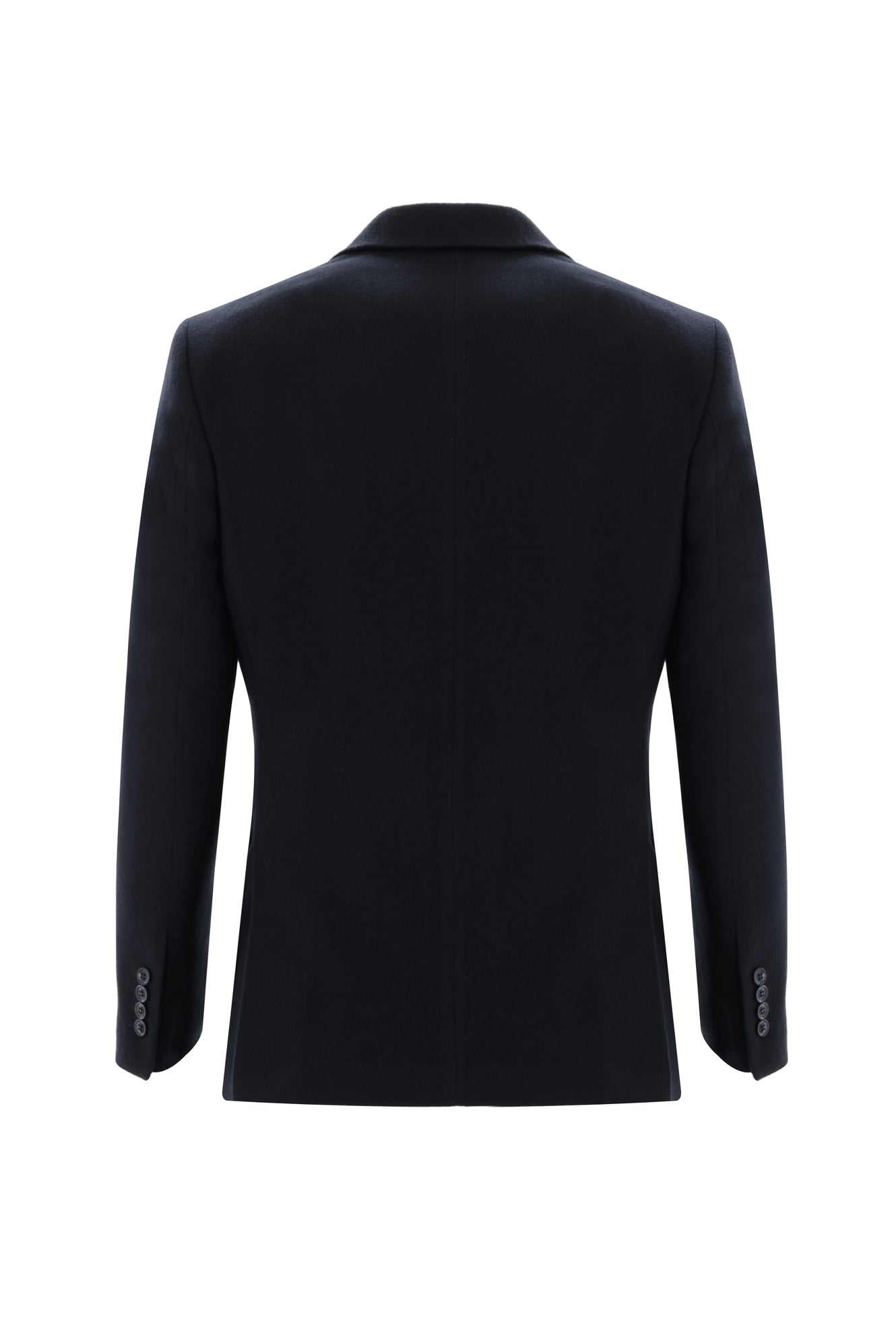 Koyu Lacivert Regular Fit Klasik Kaşmir Ceket