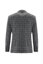 Siyah 4 Drop Relaxed Fit Rahat Kesim Yünlü Örme Ceket-Abdullah Ki??l?