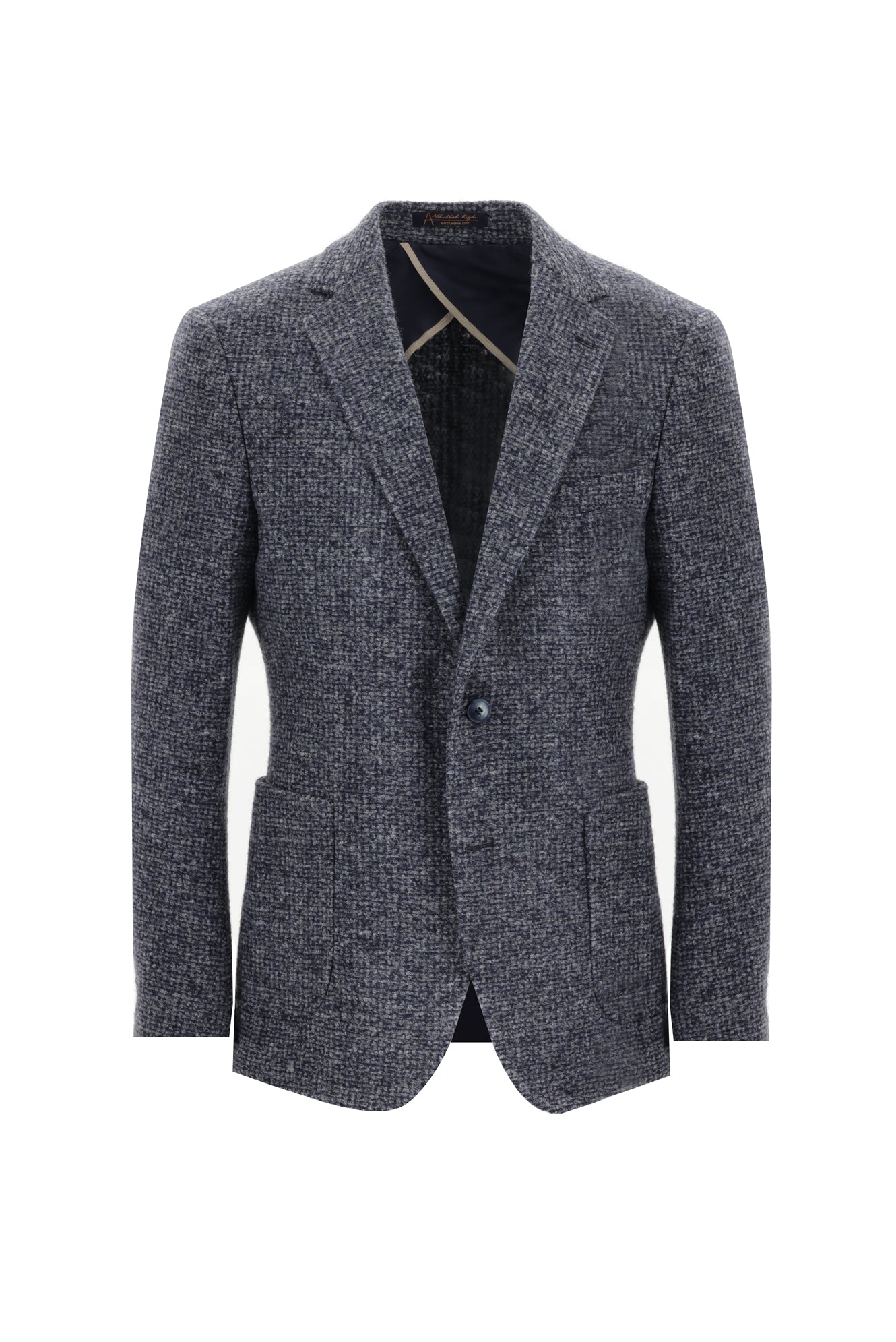 Orta Gri Regular Fit Yünlü Örme Ceket