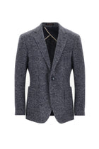 Orta Gri Regular Fit Yünlü Örme Ceket