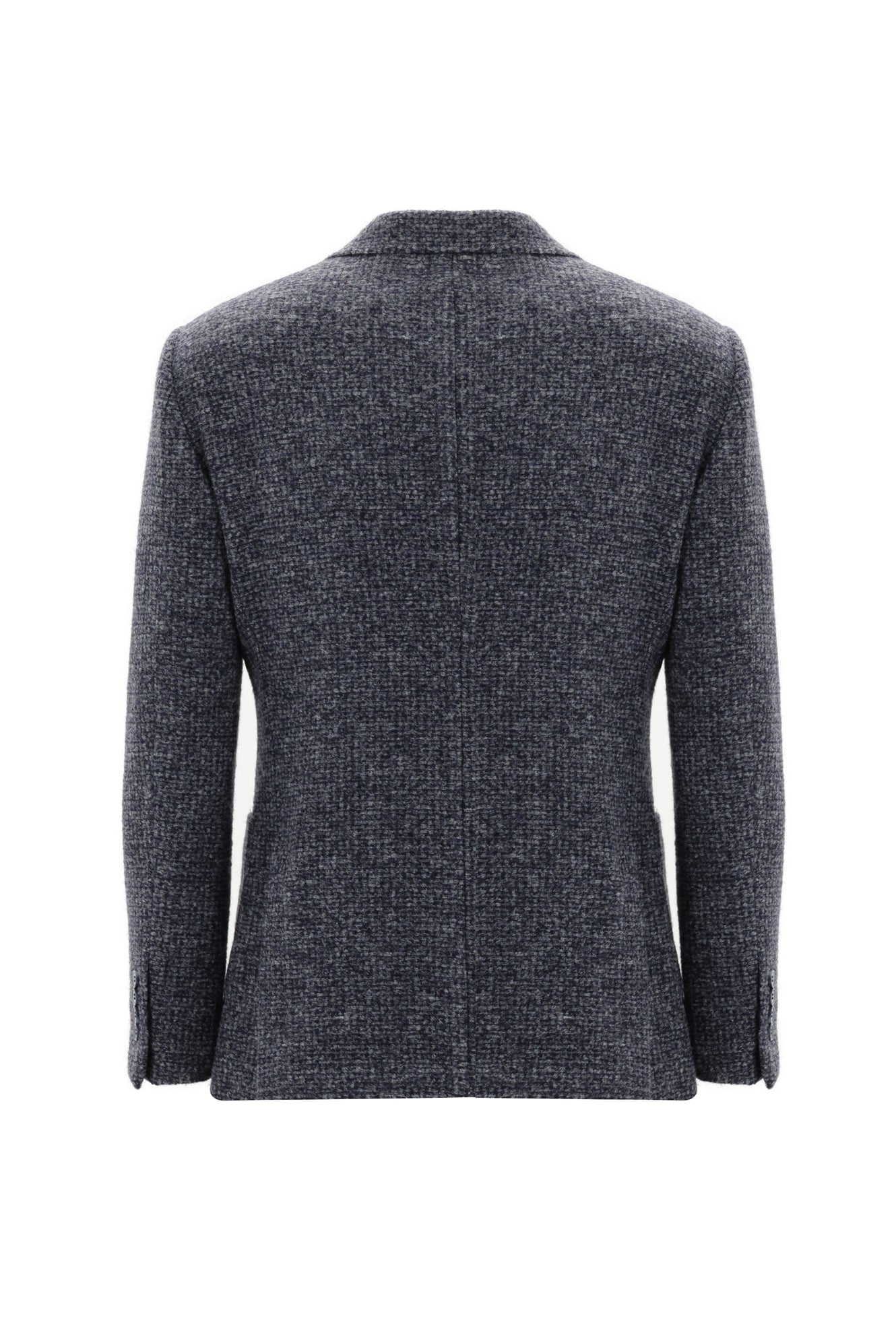 Orta Gri Regular Fit Yünlü Örme Ceket