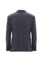 Orta Gri Regular Fit Yünlü Örme Ceket