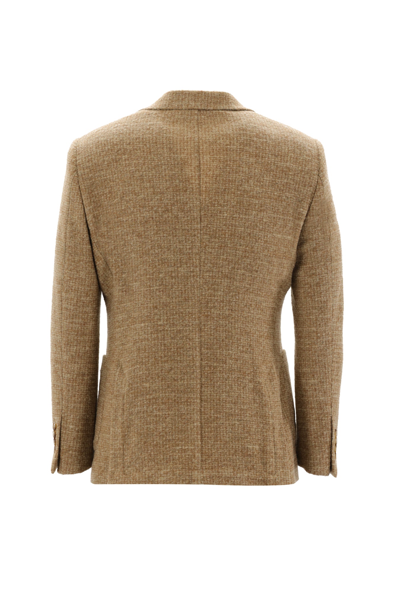 Camel Regular Fit Yünlü Örme Ceket