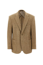 Camel 4 Drop Relaxed Fit Rahat Kesim Yünlü Örme Ceket-Abdullah Ki??l?