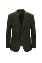 Koyu Yeşil Regular Fit Yünlü Örme Ceket