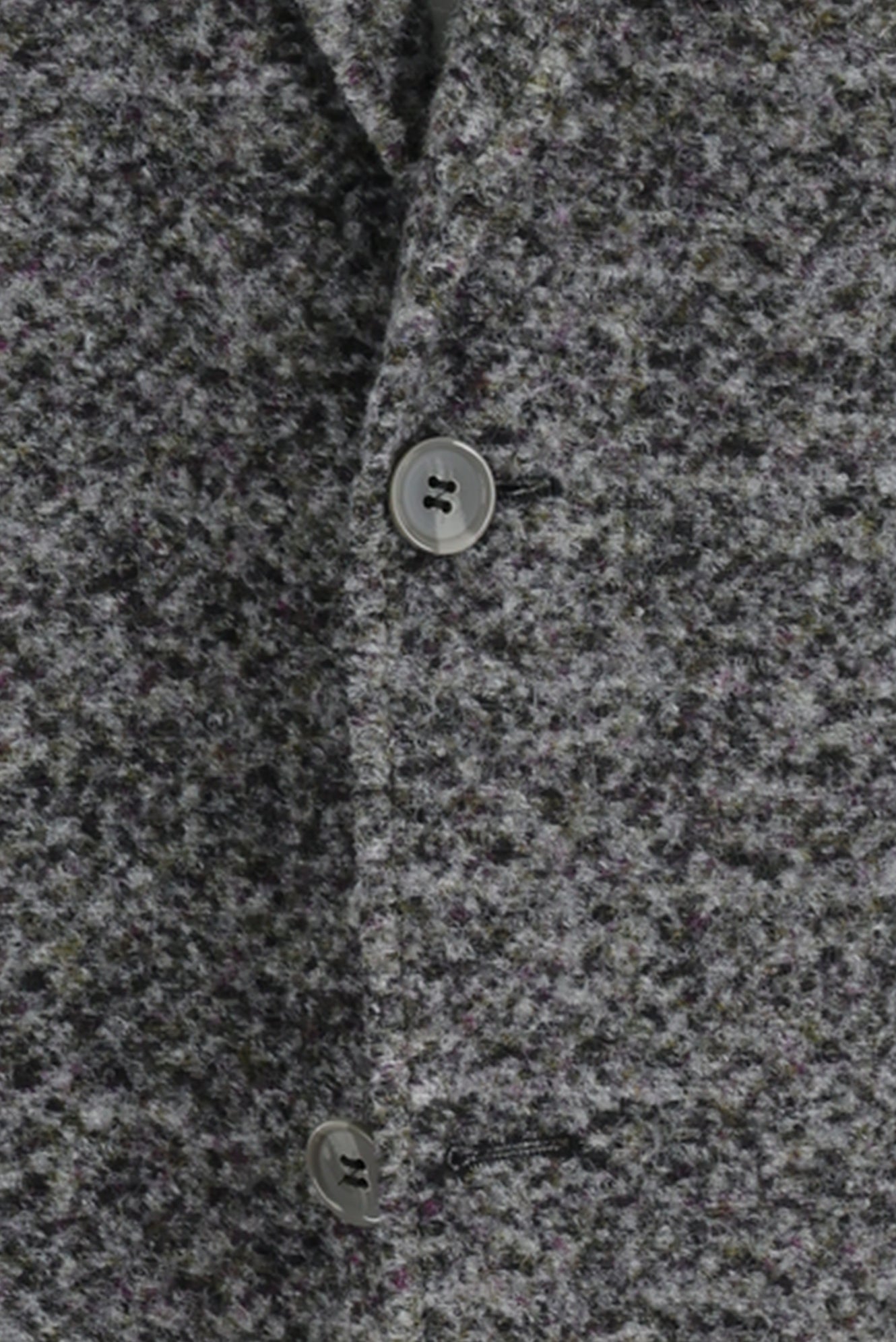 Orta Füme Regular Fit Yünlü Örme Ceket