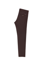 Şarap Bordo Regular Fit Likralı Kanvas / Chino Pantolon