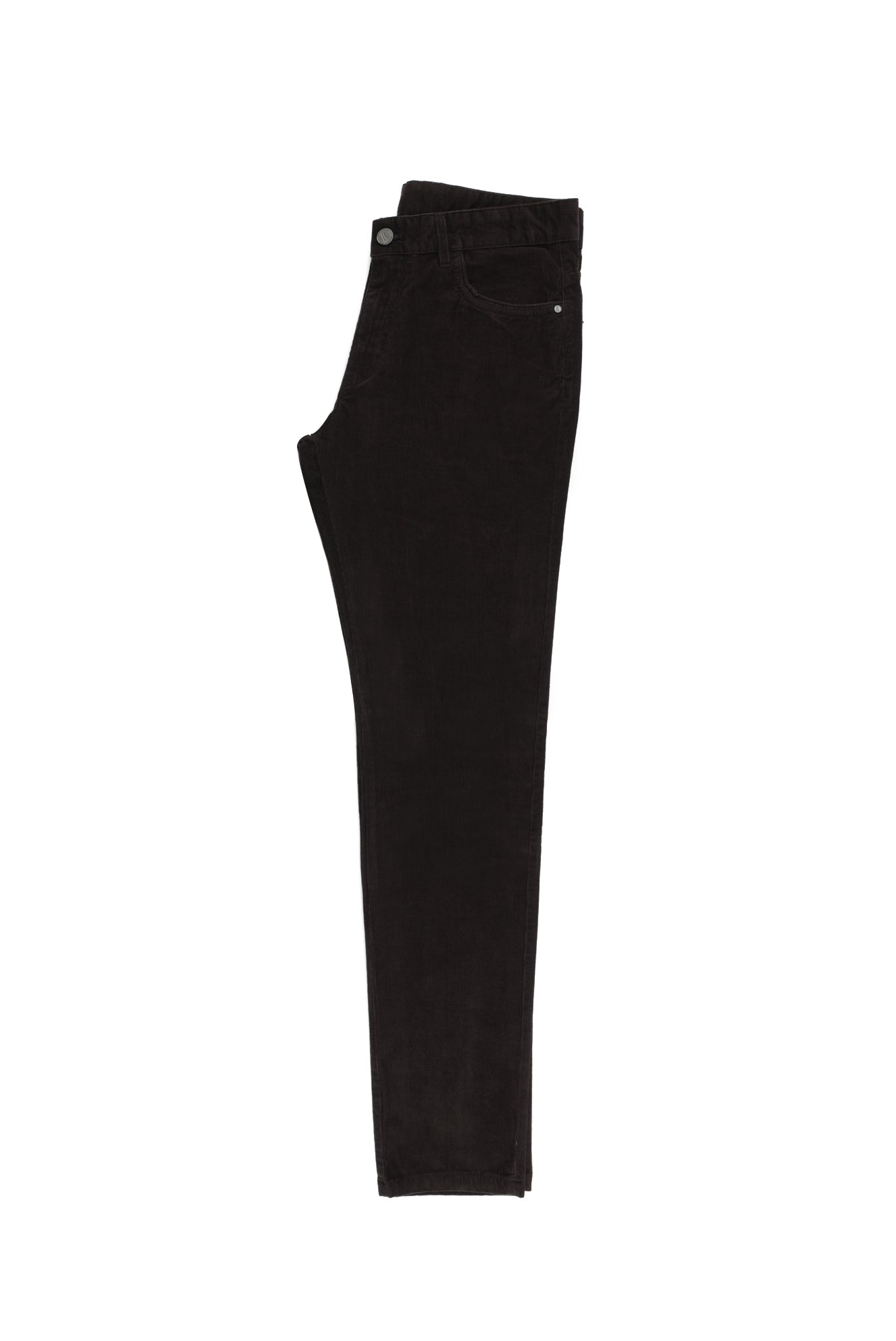 Koyu Kahve Regular Fit Likralı Kadife Pantolon