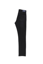Siyah Slim Fit Dar Kesim Pamuk Denim Pantolon-Abdullah Ki??l?
