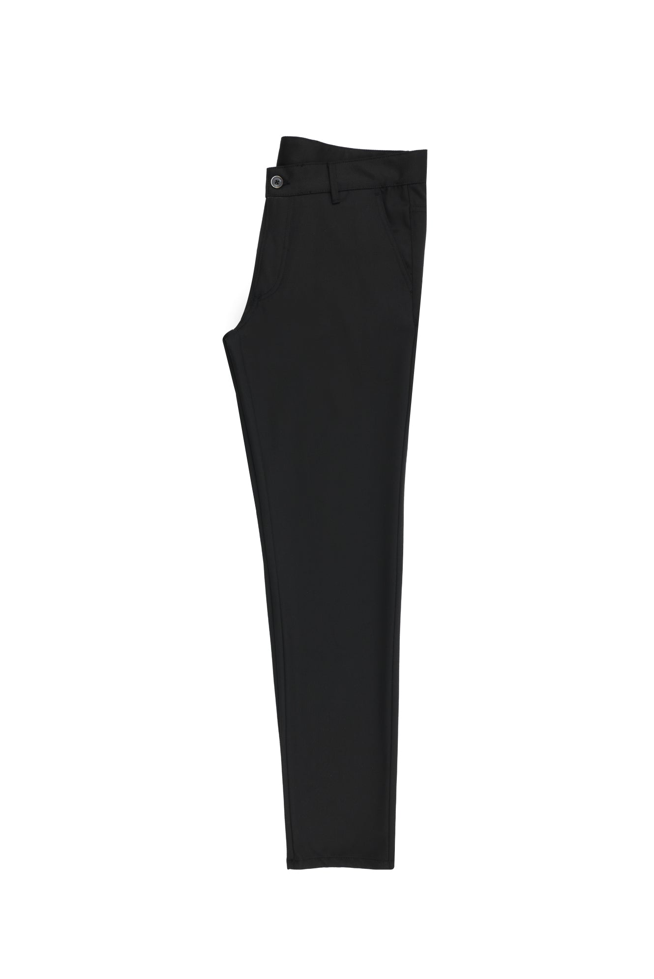 Siyah Slim Fit Dar Kesim Likralı Kanvas / Chino Pantolon