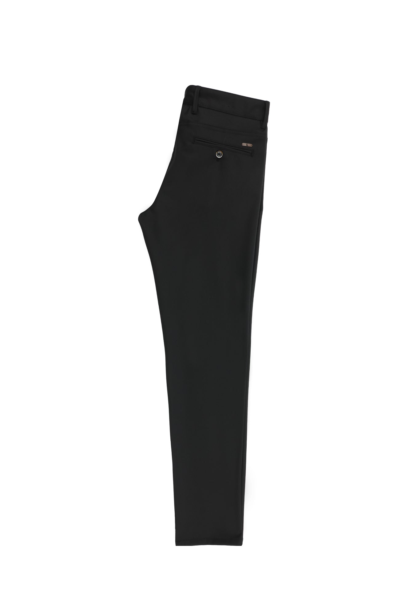 Siyah Slim Fit Dar Kesim Likralı Kanvas / Chino Pantolon