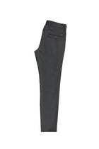Koyu Antrasit Slim Fit Dar Kesim Likralı Kanvas / Chino Pantolon