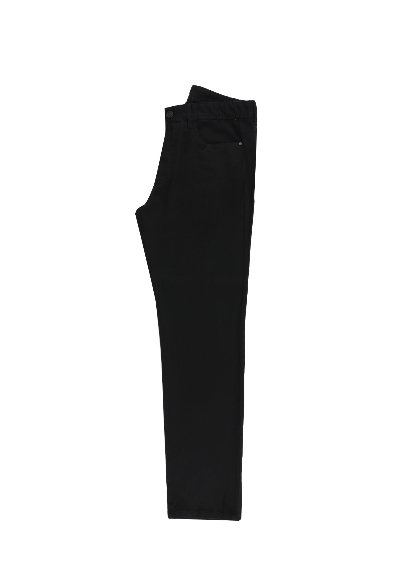 Siyah Relax Fit Rahat Kesim Likralı Kanvas / Chino Pantolon