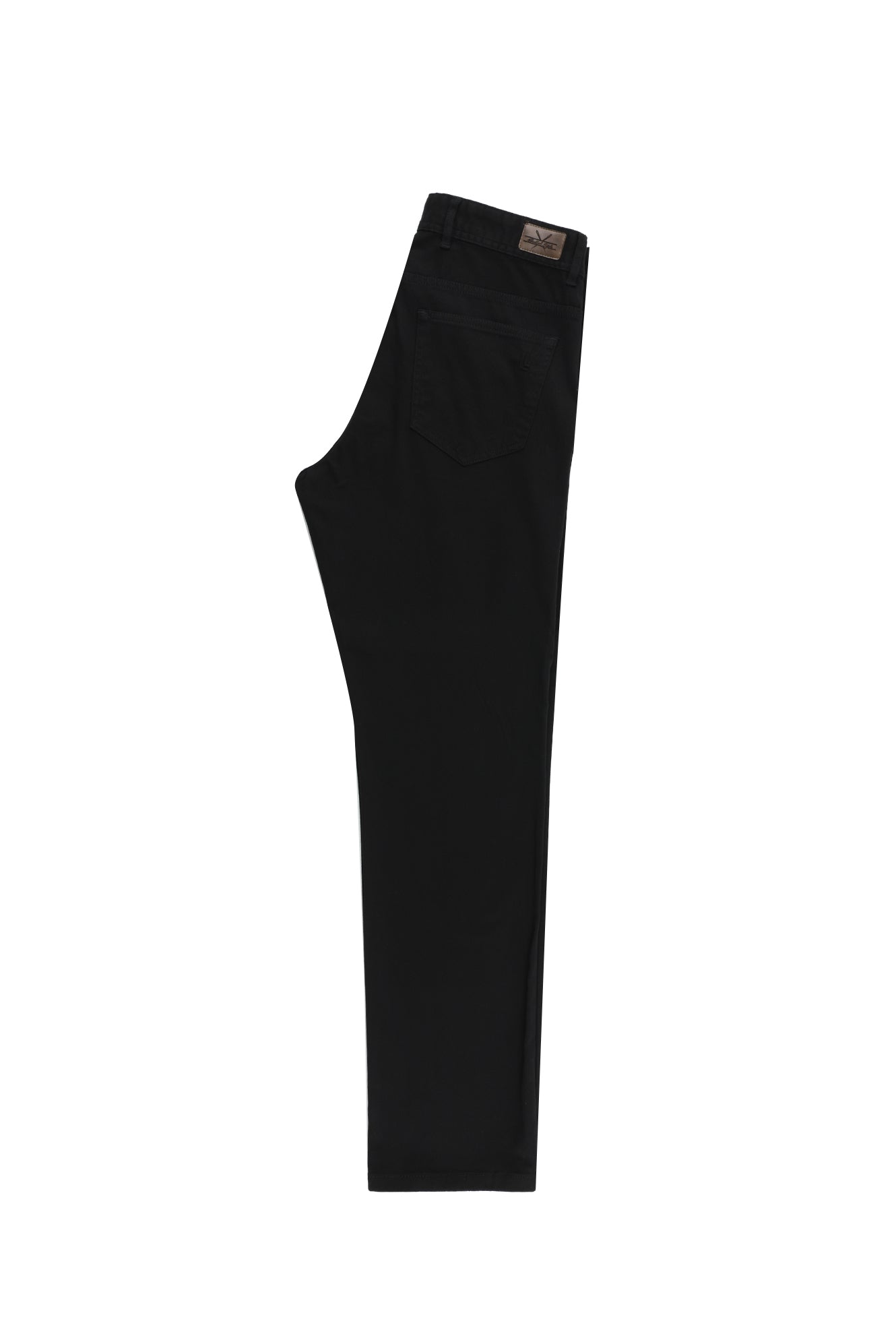 Siyah Relax Fit Rahat Kesim Likralı Kanvas / Chino Pantolon