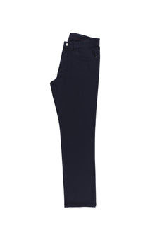 Orta Lacivert Relax Fit Rahat Kesim Likralı Kanvas / Chino Pantolon