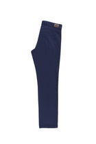 Koyu Lacivert Relax Fit Rahat Kesim Likralı Kanvas / Chino Pantolon