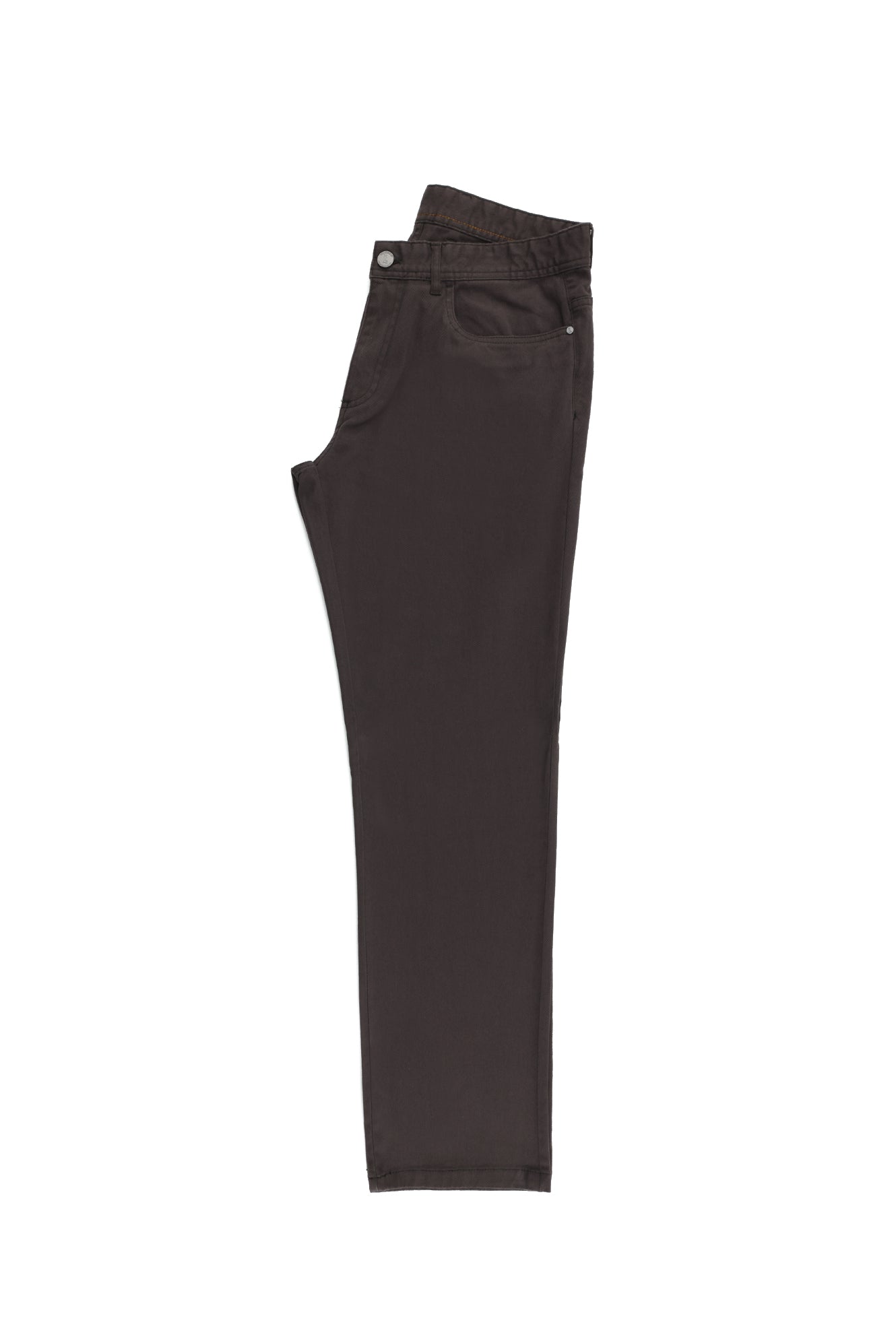 Orta Kahve Relax Fit Rahat Kesim Likralı Kanvas / Chino Pantolon