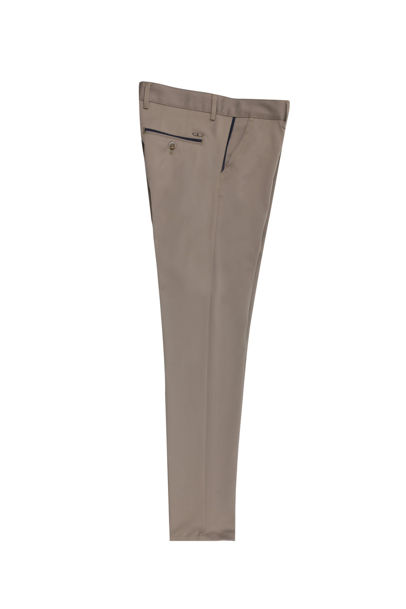 Orta Vizon Regular Fit Likralı Klasik Pantolon