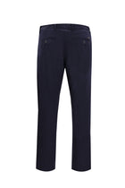 Koyu Lacivert Regular Fit Likralı Kanvas / Chino Pantolon