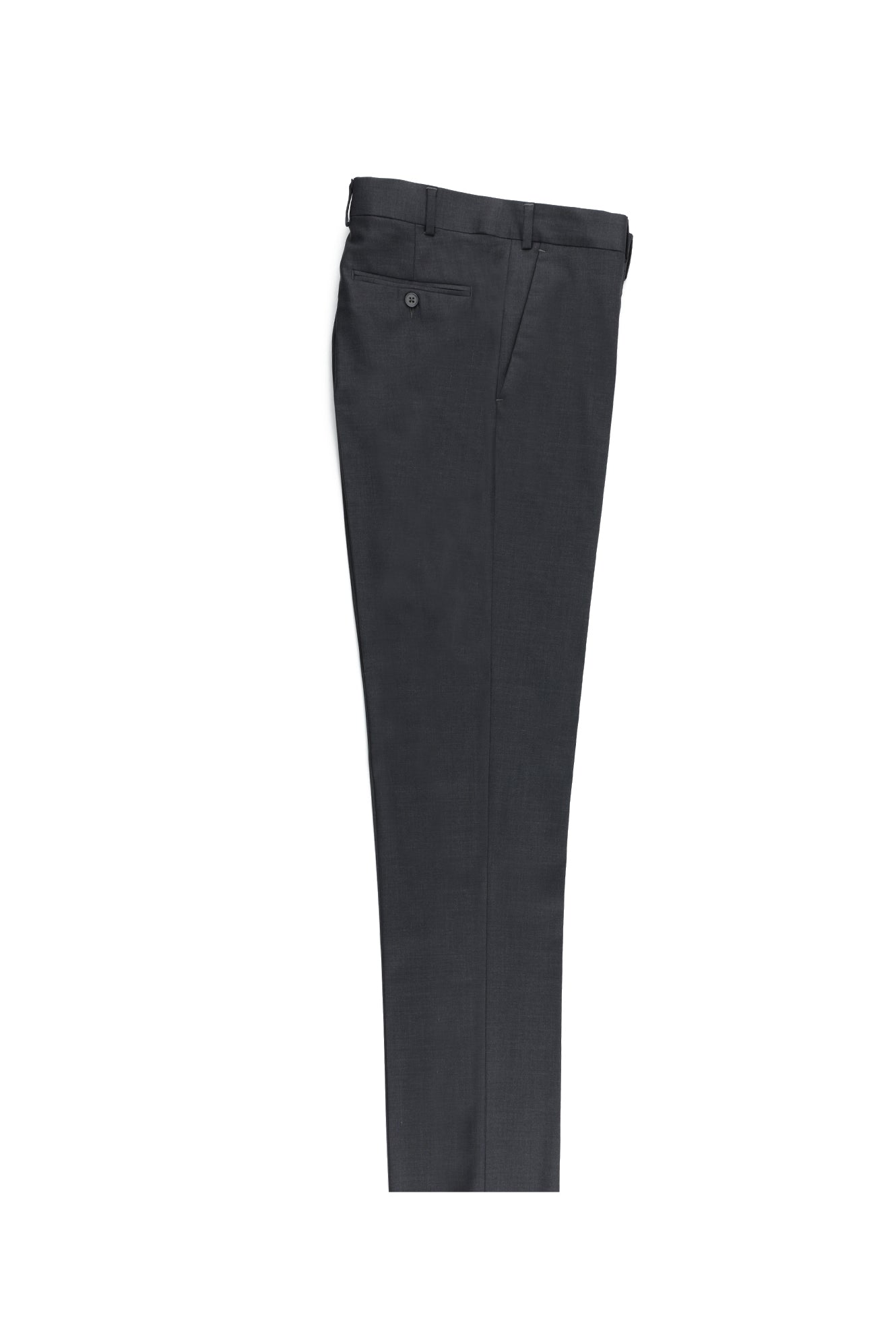 Orta Antrasit 6 Drop Regular Fit Standart Kesim Yünlü Klasik Kuma? Pantolon-Abdullah Ki??l?