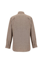 Açık Kahve  Uzun Kol Düz Klasık Gömlek