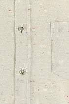 Krem Uzun Kol Regular Fit Oduncu Gömlek