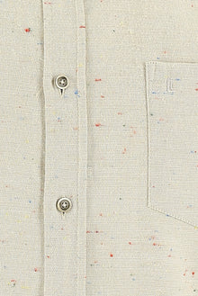 Krem Uzun Kol Regular Fit Oduncu Gömlek