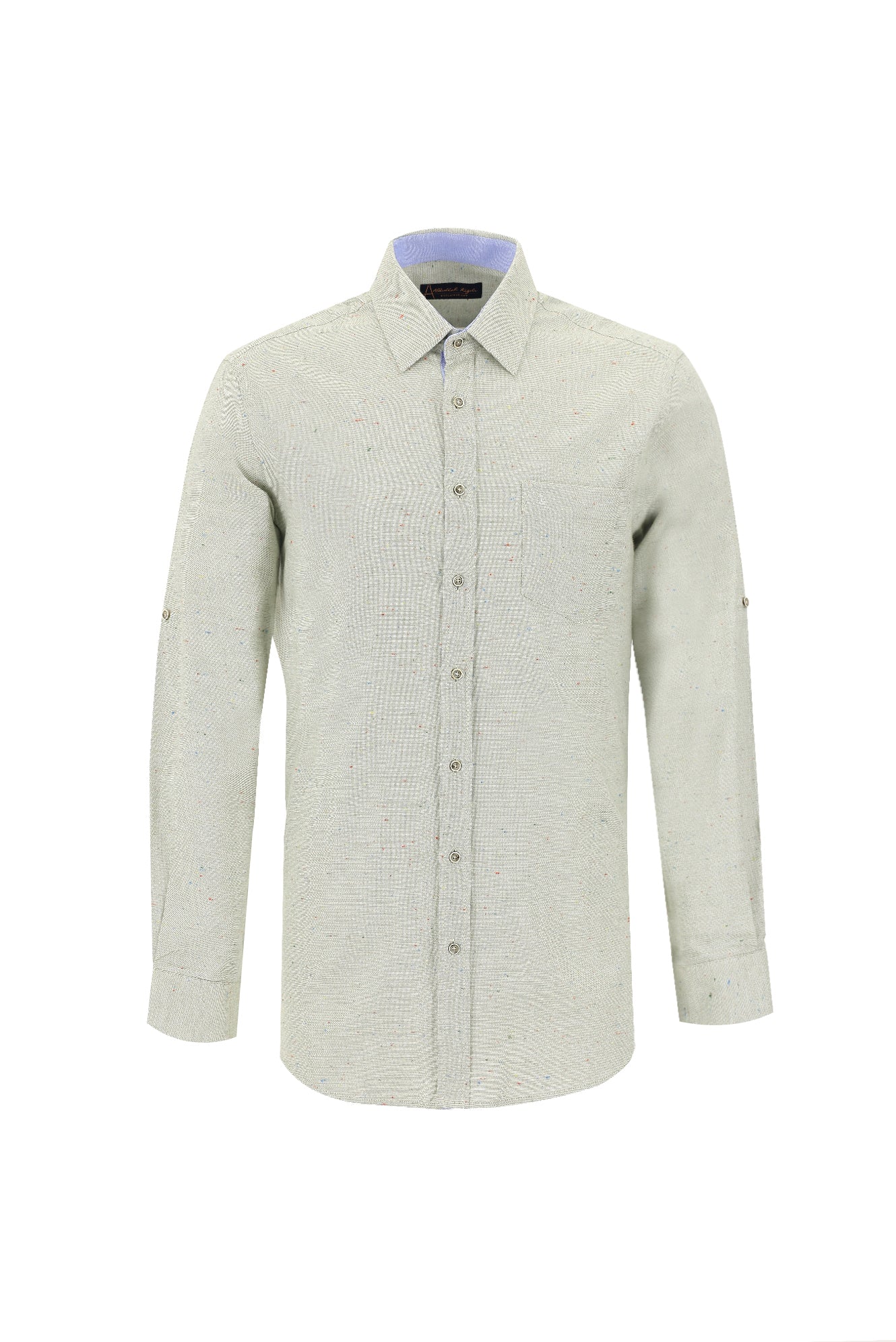 Mint Yeşili Uzun Kol Regular Fit Oduncu Gömlek
