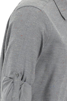 Açık Antrasit Uzun Kol Regular Fit Oduncu Gömlek