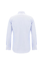 Açık Mavi Uzun Kol Slim Fit Dar Kesim Oxford Pamuk Gömlek