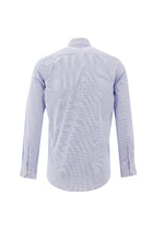 Mavi Uzun Kol Regular Fit Non Iron Desenli Pamuk Gömlek