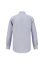 Orta Lacivert Uzun Kol Regular Fit Non Iron Desenli Pamuk Gömlek