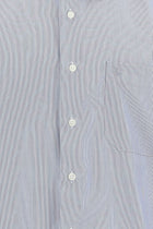 Orta Lacivert Uzun Kol Regular Fit Non Iron Desenli Pamuk Gömlek
