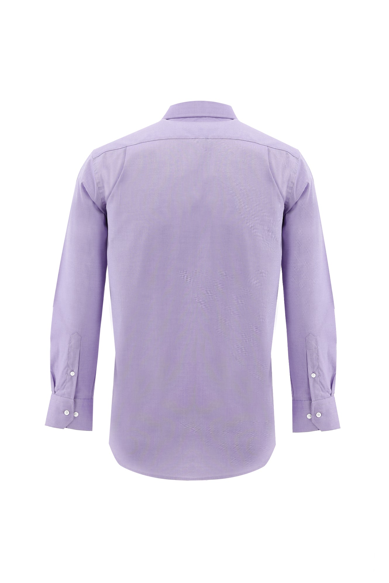 Lila Uzun Kol Regular Fit Non Iron Desenli Pamuk Gömlek