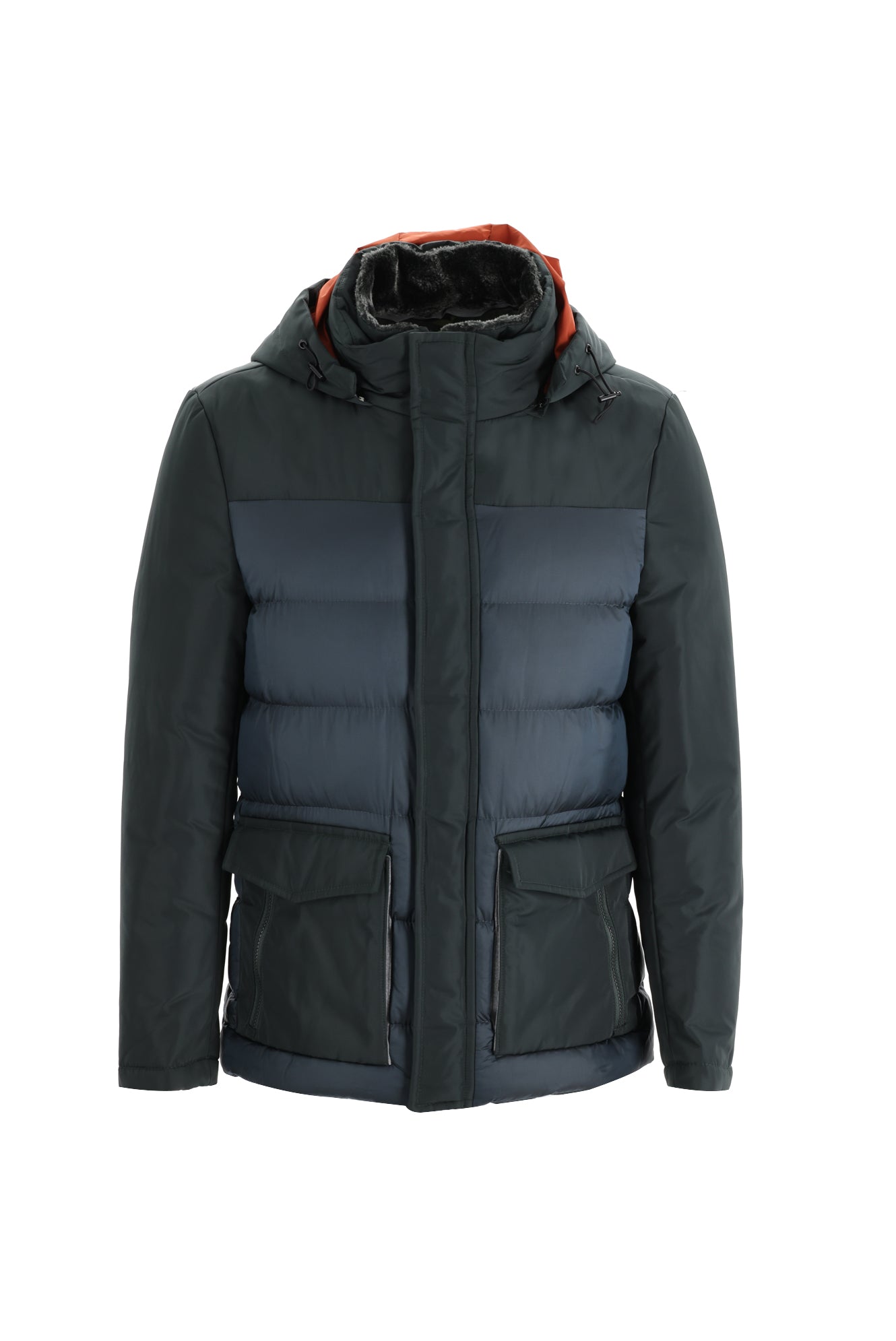 Çağla Yeşili Kapüşonlu Şişme Mont