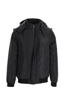 Siyah Kapüşonlu Spor Mont