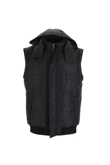 Siyah Kapüşonlu Spor Mont