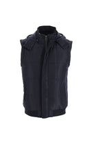 Koyu Lacivert Kapüşonlu Spor Mont