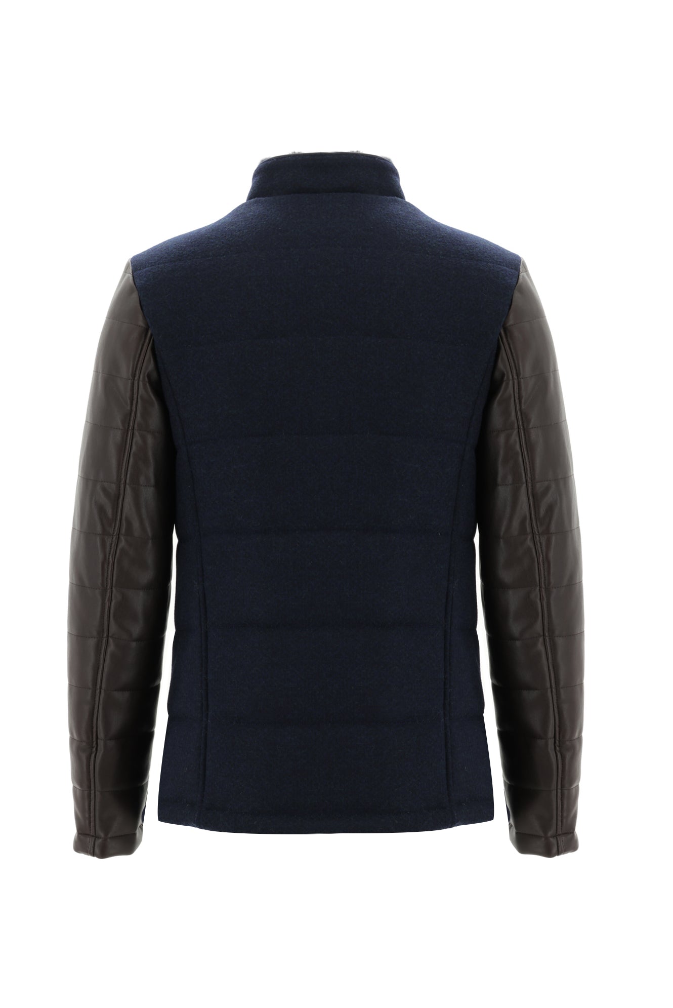 Koyu Kahve Slim Fit Dar Kesim Spor Mont