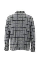 Orta Gri Slim Fit Dar Kesim Yünlü Shacket Gömlek / Mont-Abdullah Ki??l?