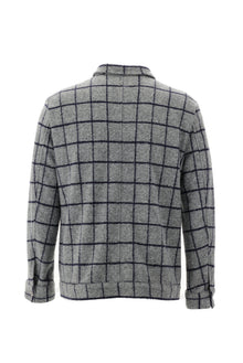 Orta Gri Slim Fit Dar Kesim Yünlü Shacket Gömlek / Mont-Abdullah Ki??l?