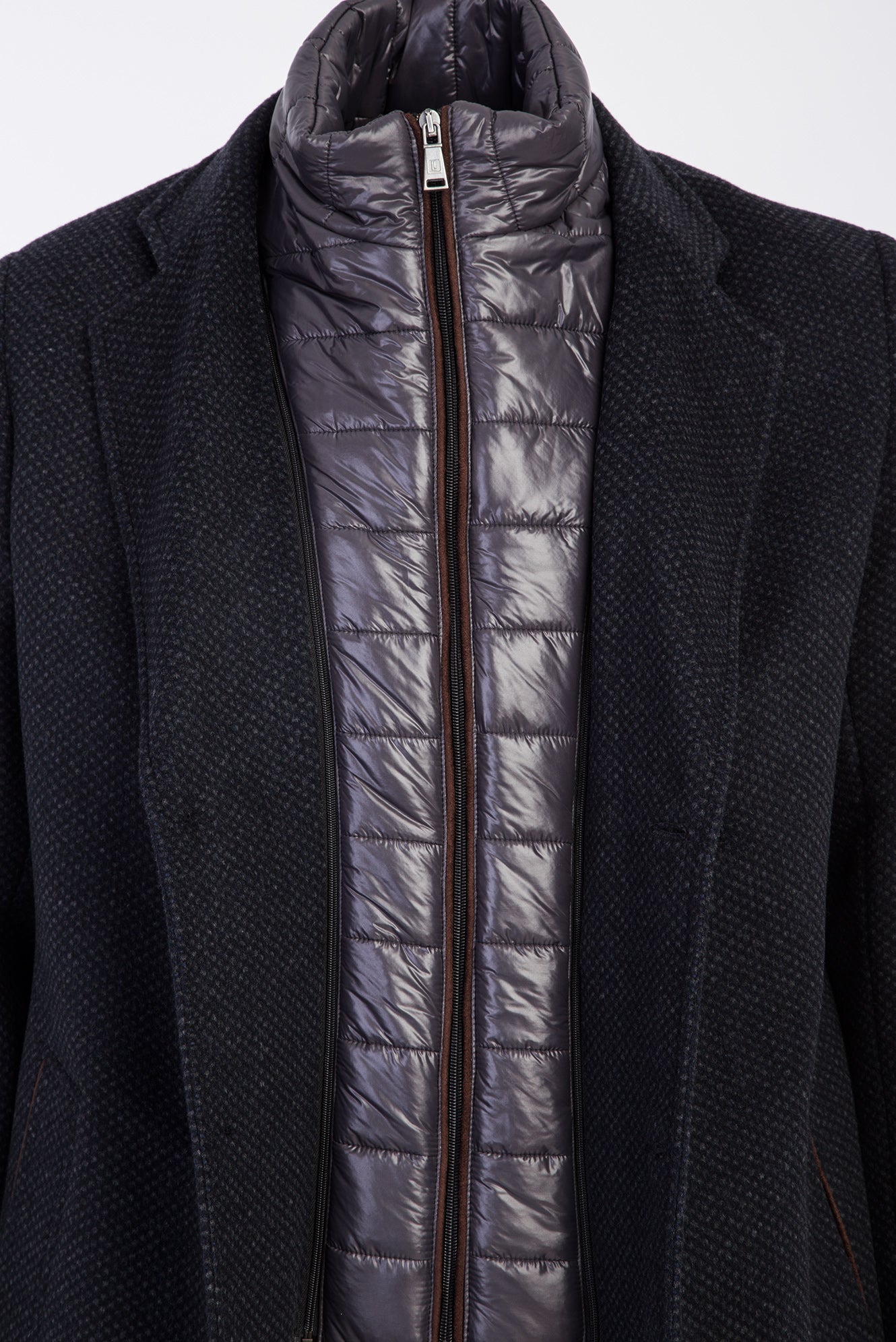 Koyu Füme Kaşmirli Kaban