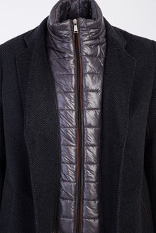 Koyu Füme Kaşmirli Kaban