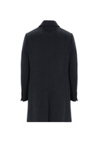 Koyu Füme Yünlü Palto