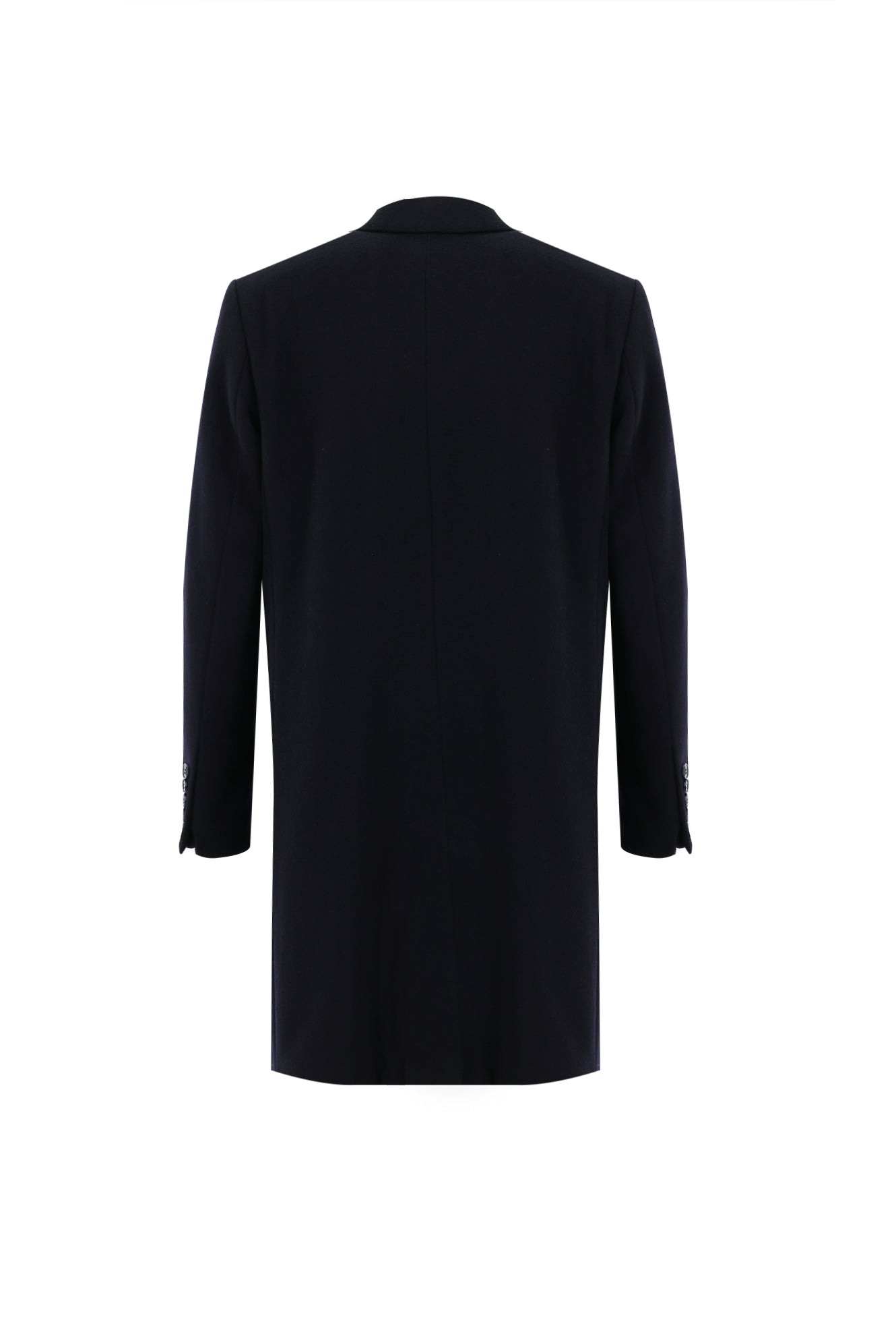 Koyu Lacivert Kaşmir Palto